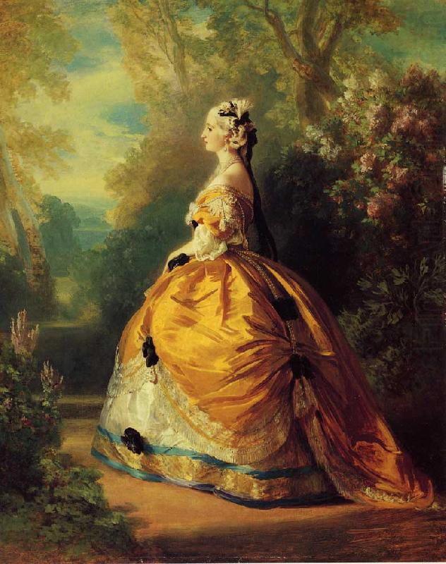 Franz Xaver Winterhalter The Empress Eugenie a la Marie-Antoinette china oil painting image